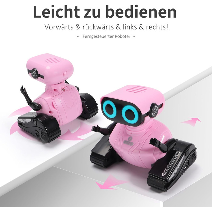 Робот Діти, Іграшка-робот на дистанційному керуванні, Робот на радіоуправлінні зі світлодіодними очима та музикою, Дитяча іграшка