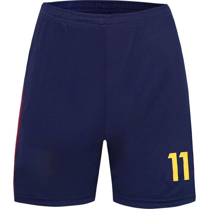 Подарунковий набір дитячої футбольної майки та шортів Raphinha Home з шкарпетками 2025/2026, розміри для підлітків, синій, 24/140 (6-7 років)