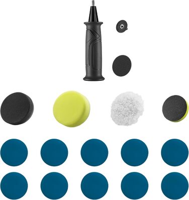 Акумуляторна полірувальна машина RYOBI 18 В ONE RDP18-0 (полірувальний диск 50/75 мм, 2-швидкісний редуктор, знімна ручка, без аку