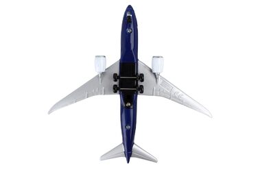 Одномісний літак Boeing 787 малого масштабу, модель літака, іграшкова мініатюрна модель з металу та пластику - для дітей віком від 3 років