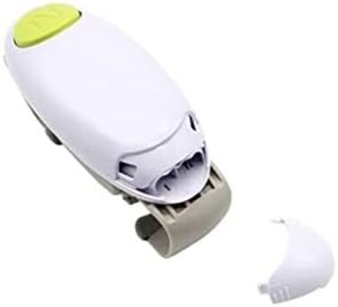 Електричний відкривач для банок YUET, кухонні гаджети, міцний, автоматичний відкривач для нових герметичних банок, відкривач для банок без рук з меншими зусиллями для відкриття - білий