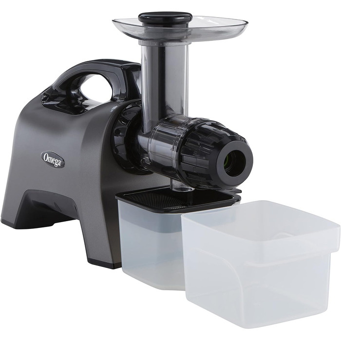 Триступеневий прес-шнек з унікальною кришкою для виходу соку 1,5 л - ідеально підходить для виробництва фруктових і овочевих пюре, сорбетів, напоїв на рослинній основі, багатьох аксесуарів, 1500 -