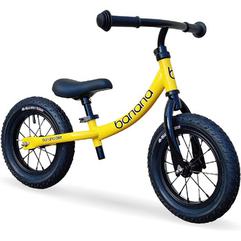 Дитячий велосипед-балансир Banana 12 дюймів Дитячий велосипед для хлопчиків і дівчаток, підходить для дітей від 2-5 років, велосип