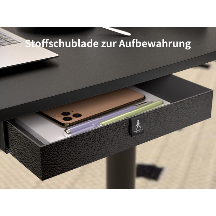 С-подібний журнальний столик, регульований по висоті з колесами, мобільний стіл з шухлядами, невеликий столик для ноутбука з регульованою висотою, пневматичний стоячий стіл для дивана, ліжко, вітальня, чорний, 75 x 45 см