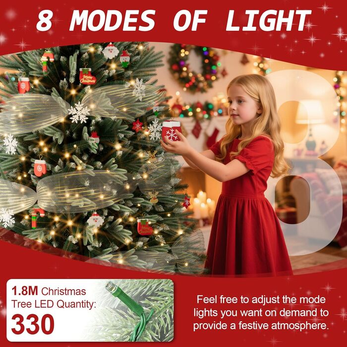 Різдвяна ялинка зі снігом 180 см Soontrans