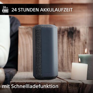 Портативна бездротова Bluetooth колонка з широким звучанням - водонепроникна, ударостійка, 24-годинна робота від акумулятора та шв