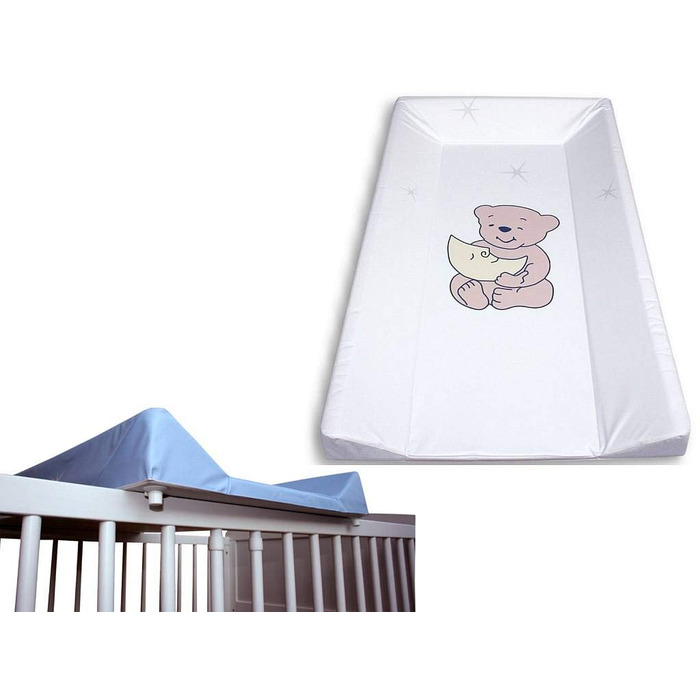 Пеленальний столик Пеленальна дошка Пеленальний килимок 80x50 см без фталатів білий