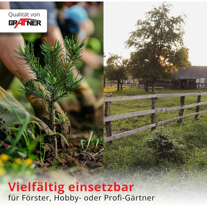 Бурильний пристрій Grafner для свердління отворів до Ø 100 мм, надміцний, зі сталі, з великим шнеком, антиковзними ручками, ідеально підходить для встановлення стовпів парканів, посадки дерев, кущів та рослин, бури для землі