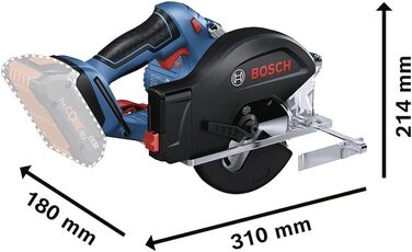 Акумуляторна дискова пила Bosch Professional 18V System GKM 18V-50 (швидший хід роботи, менше іскор і стружки, без акумулятора/зар