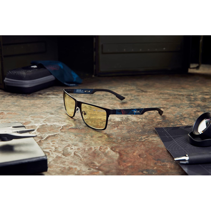 Ігрові комп'ютерні окуляри Gunnar Модель Call of Duty Covert Edition - Колір лінз Amber (блокують 65 синього світла та 100 УФ-випромінювання) Окуляри з захистом від синього світла Запатентована лінза 57-15-135 Smoke