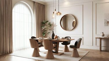 Розсувний обідній стіл Newroom до 200 см кольору Wild Oak Anthracite - Сучасний обідній стіл - 160-200 x 76 x 90 см (Ш x В x Г) - Розсувний стіл із синхронізованим механізмом висування - Їдальня, Кухня, Вітальня