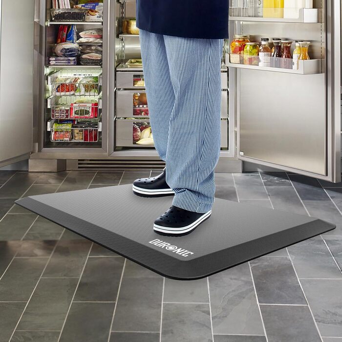 Килимок для робочого місця Duronic DM-MAT1, 81 x 51 см, килимок для роботи стоячи, килимок для столу, килимок проти втоми для офісу та майстерні