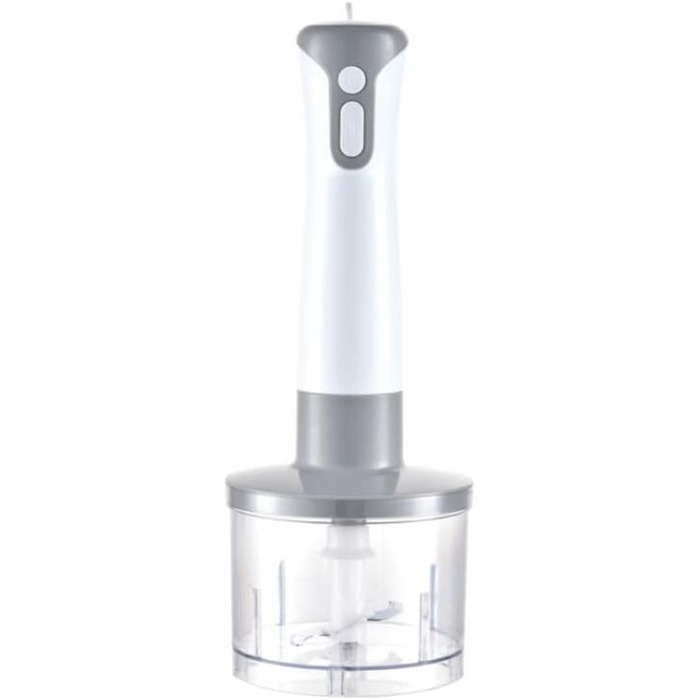 Ручний блендер, знімна сталева основа, блендер з 2 швидкостями, сталеві леза, подрібнювач 500 мл, віночок, мірний стакан, 400 Вт