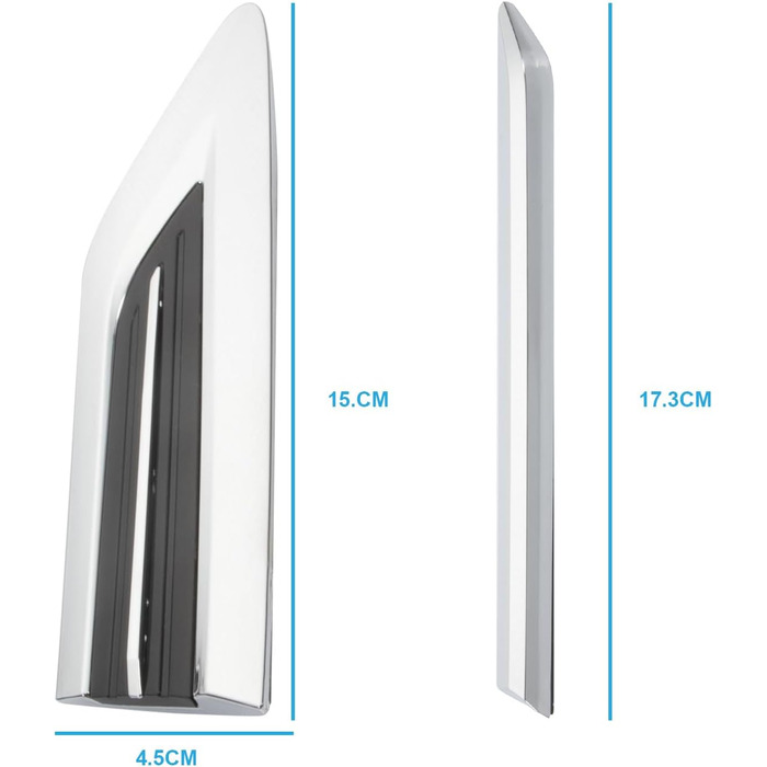 Хромовані аксесуари Swgaunc Side Fender Decor Trim для Tiguan 2 Allspace 2016-2021