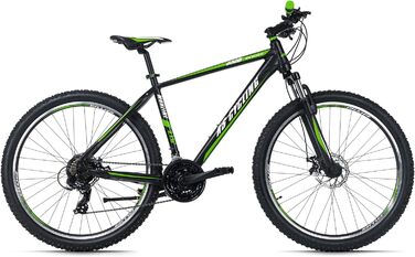 Гірський велосипед KS Cycling Hardtail 27.5&39&39 Morzine 27.5 дюймів, 53 см чорно-зелений