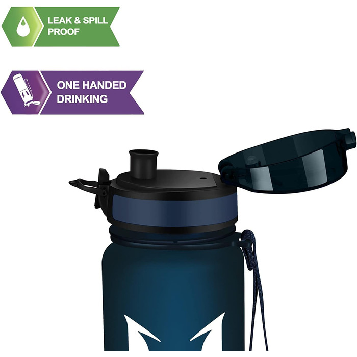 Пляшка для пиття Super Sparrow - Пляшка для води Tritan - 350 мл, 500 мл, 750 мл, 1000 мл - Без вмісту бісфенолу - Ідеальна спорти