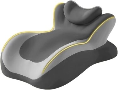 Преміальна подушка для читання ергономічна конструкція з піни з памяттю форми, забезпечує комфортне сидіння в ліжку, сприяє розслабленому вертикальному відпочинку, покращує положення тіла завдяки багатофункціональному чорному кольору