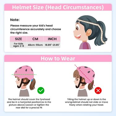 Дитячий шолом для 3-8 років хлопчики дівчатка, малюк велосипедний шолом мікро самокат шолом дитячий велосипедний шолом дитячі вело