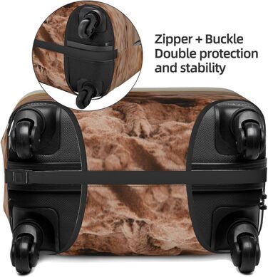 Чохол для валізи BAFAFA з принтом, захисний чохол для багажу, еластичний захист від подряпин та пилу, чорний, розмір 95