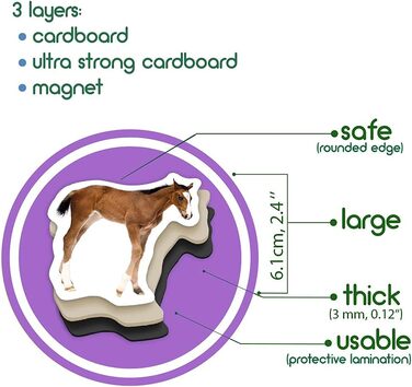 Магніти для дітей на магнітну дошку - Іграшки-магніти для дітей - Магніти на холодильник для дітей - Набір магнітів на холодильник