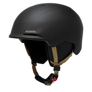 Лижний шолом ALPINA CARNIA для жінок та чоловіків легкий лижний та сноубордичний шолом, чорний Prosecco, розміри 55-59