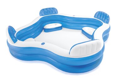 Плавальний центр Intex Сімейний басейн з 4 місцями 229x229x66 см, темно-синій