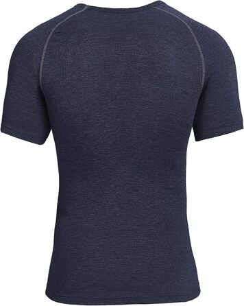 Термобілизна з коротким рукавом con-ta Thermo, футболка з натуральної бавовни, базовий шар, чоловіча термобілизна, розмір 5/M - 10/4XL L Темно-синій меланж
