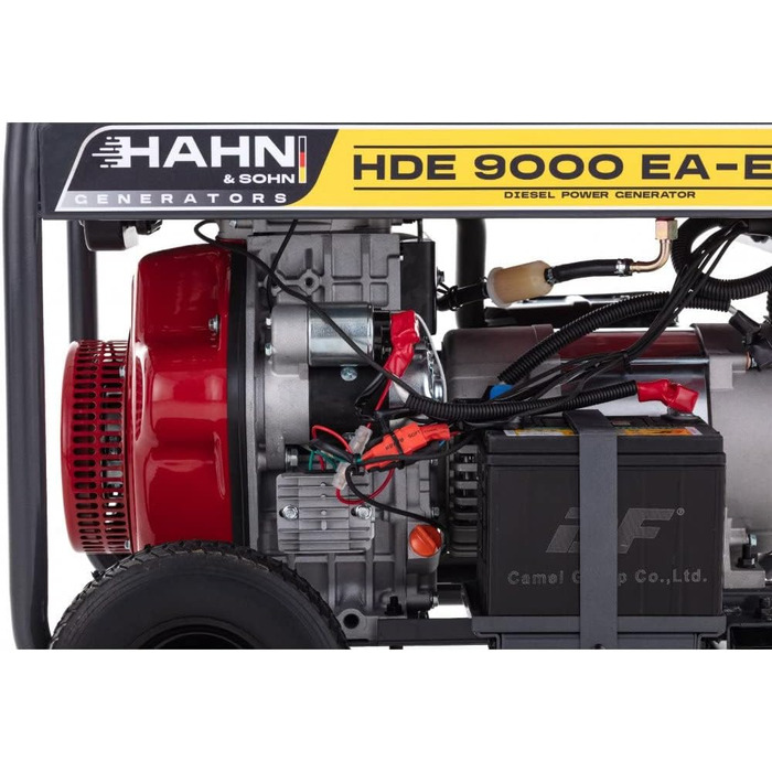 Дизельний генератор HDE 9000 EA-EA3 1/3-6 кВт Потужний та ефективний дизельний генератор для приватного та професійного використання, 97 дБ/А