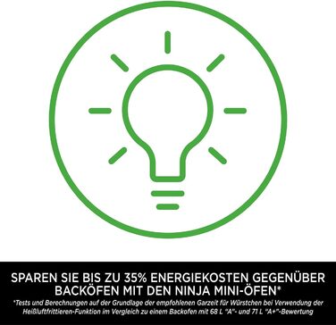 Багатофункціональна духова шафа Ninja Foodi 10-в-1, міні-портативна духова шафа для стільниць, багатофункціональна духова шафа з 10 функціями приготування Смаження на повітрі, смаження, гриль, запікання та багато іншого, срібло/чорний DT200EU міні-піч 10-