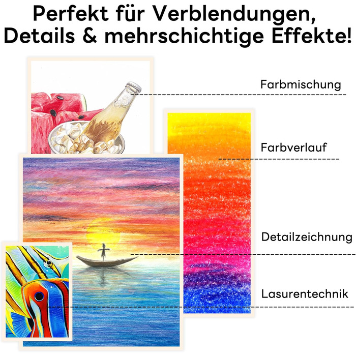 Кольорові олівці MARCO для дорослих - набір із 120 яскравих кольорів, ідеальні професійні олівці для живопису олією, дерев&39яні олівці, кольорові олівці в залізній коробці для студентів-художників та професіоналів, упаковка із 120 олійних олівців