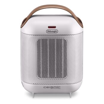 Керамічний обігрівач De&39Longhi Capsule HFX30C18.IW портативний вентилятор-обігрівач потужністю 1800 Вт, 2 режими нагріву, функція захисту від замерзання, для приміщень об&39ємом до 55 м, білий