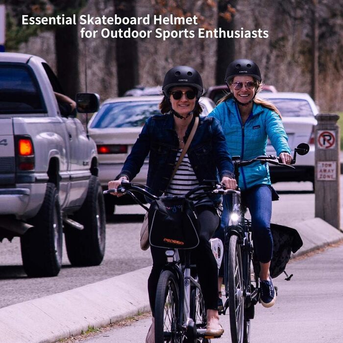 Шолом для скейтера, велосипедний шолом, шолом для дорослого велосипеда, скейтборда, самоката, BMX, дитячий, дорослий (дорослий (L))