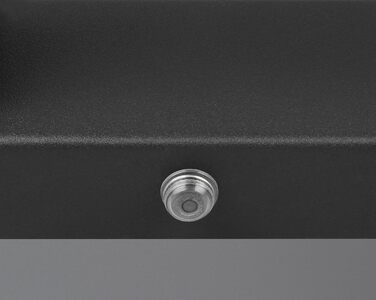 Стільний настінний LED-світильник для ванної кімнати Trio Leuchten Fabrizio 284779132, чорний матовий алюміній, 15.5 Вт, регульована колірна температура та диммер, ширина 80 см
