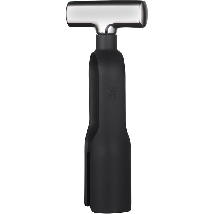 Набір для вина WMF Baric Sommelier 3 предмети, штопор, різак для фольги, пробка для пляшок, в коробці з горіхового дерева, чорний