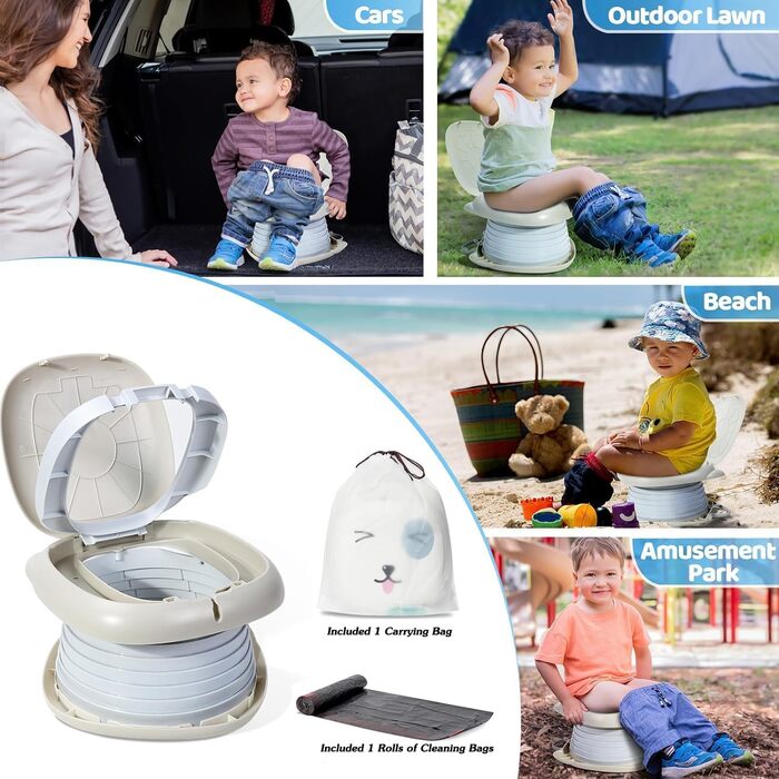 39s Travel Potty, Baby Children&39s Toilet, Portable Potty Seat Portable Travel Toilet Children Travel Toilet Children Foldable fo