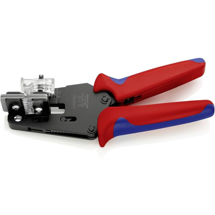 Прецизійні кліщі для зняття ізоляції KNIPEX з контурними ножами, 12 12 02