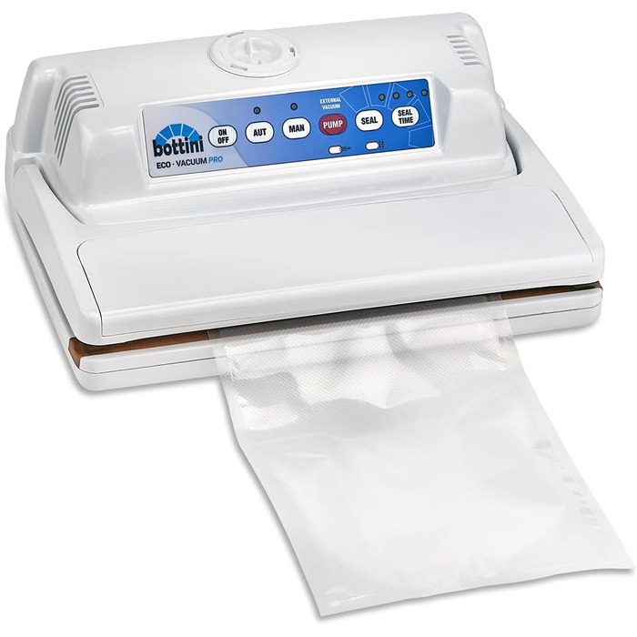 Вакуумні рулони BOTTINI 20x600 см, пакети з фольги PREMIUM, sous vide, для кожного ущільнювача фольги та вакуумного пакувальника, рулони з фольги для харчових продуктів, 4