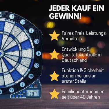 Найкращий спортивний набір для дартсу Cambridge Xtra з 12 дротиками та 24 запасними наконечниками Електронна мішень для дартсу у високоякісному наборі Електронна мішень для дартсу зі світлодіодними дисплеями Шафа для дартсу