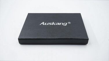 Ультратонкий портативний зарядний пристрій Auskang Powerbank USB C з кабелем 0,68 см Ультратонкий і легкий зовнішній акумулятор, сумісний з iPhone 15, Samsuang, Xiaomi тощо - чорний