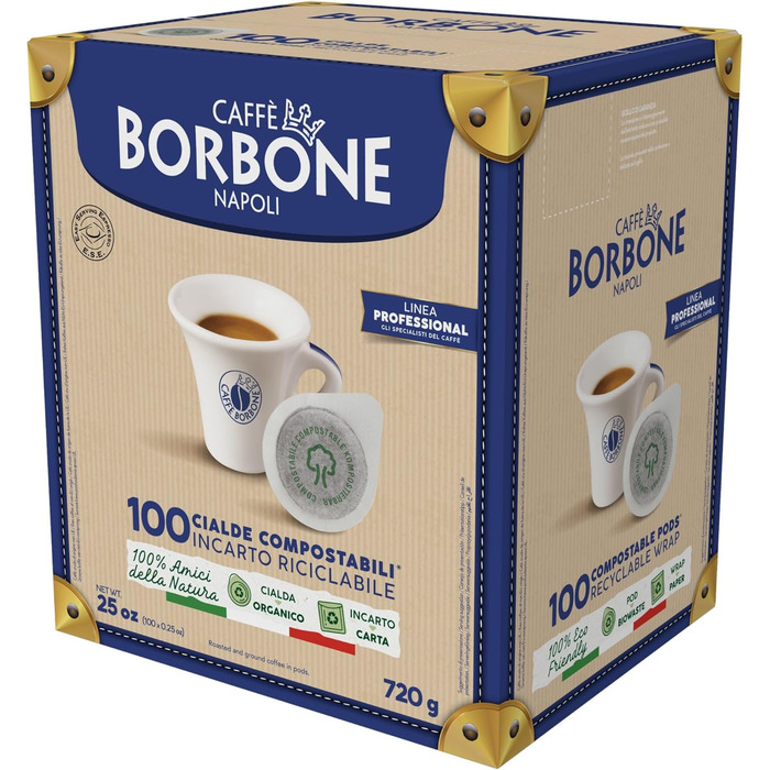 Кавових капсул Borbone, чорні, мікс, ESE, 44 мм. Чорний мікс, ука (100 упаковок), 100