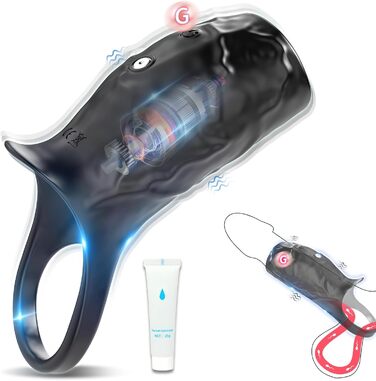 Ерекційне кільце для чоловіків з 9 режимами вібрації