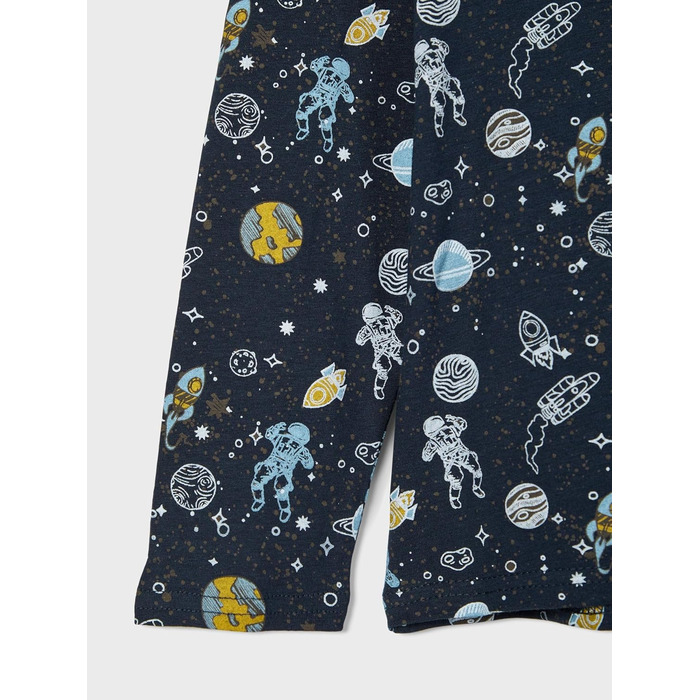 Комплект піжам для хлопчика NAME IT, принт 134-140, темно-сапфіровий