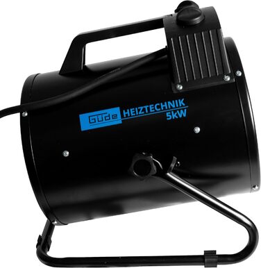 Електричний обігрівач, GEH 5000 R, висока напруга 5000 Вт / 400 В, термостат та захист від перегріву, 85131, синій