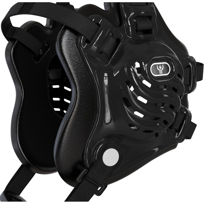 Захист вух для дорослих борців GCA Nelson Pro, регульований, D1 BJJ MMA, універсальний, чорний/чорний/чорний