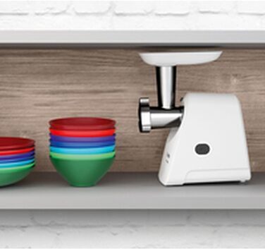 М'ясорубка Bosch потужністю 350 Вт MFW2510W, 350, біла