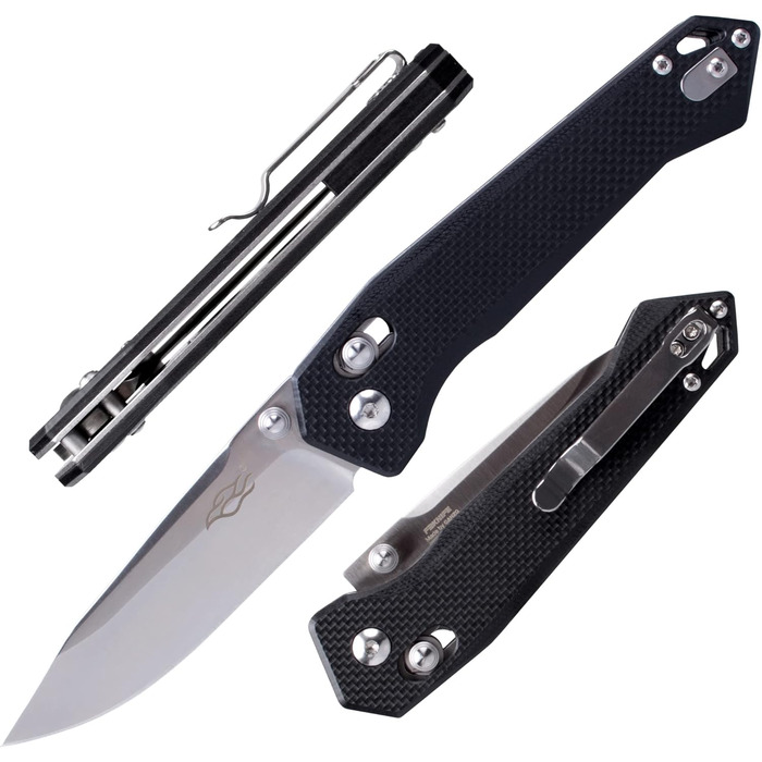 Складаний кишеньковий ніж, лезо з нержавіючої сталі 440C, ергономічна рукоятка G10 з кліпсою, полювання, риболовля, кемпінг, папка