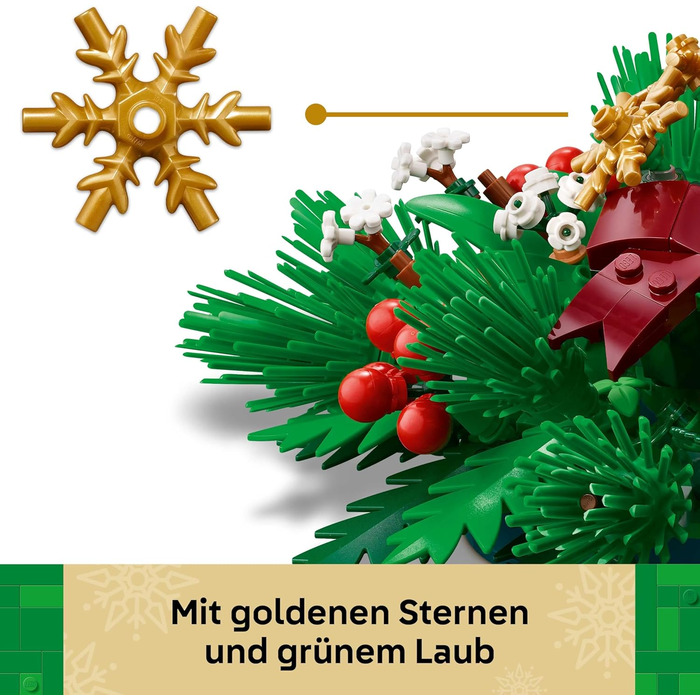 Конструктор LEGO Christmas Arrangement 40743 Різдвяна композиція, 433 деталі