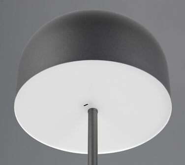 Стійка LED-лампа на акумуляторі Reality Jeff R49151132, матовий чорний метал, з LED-лампою 2.5 Вт