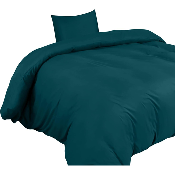 Постільна білизна Utopia 135x200 Set - Підковдра з мікрофібри 135x200 см 1 наволочка 80x80 см - Бірюзова 135x200см 1 x Наволочка 8