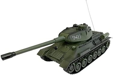 Радіокерований танк T-34 Битва 128 з інфрачервоною системою бою, 2.4 ГГц, колір оливковий